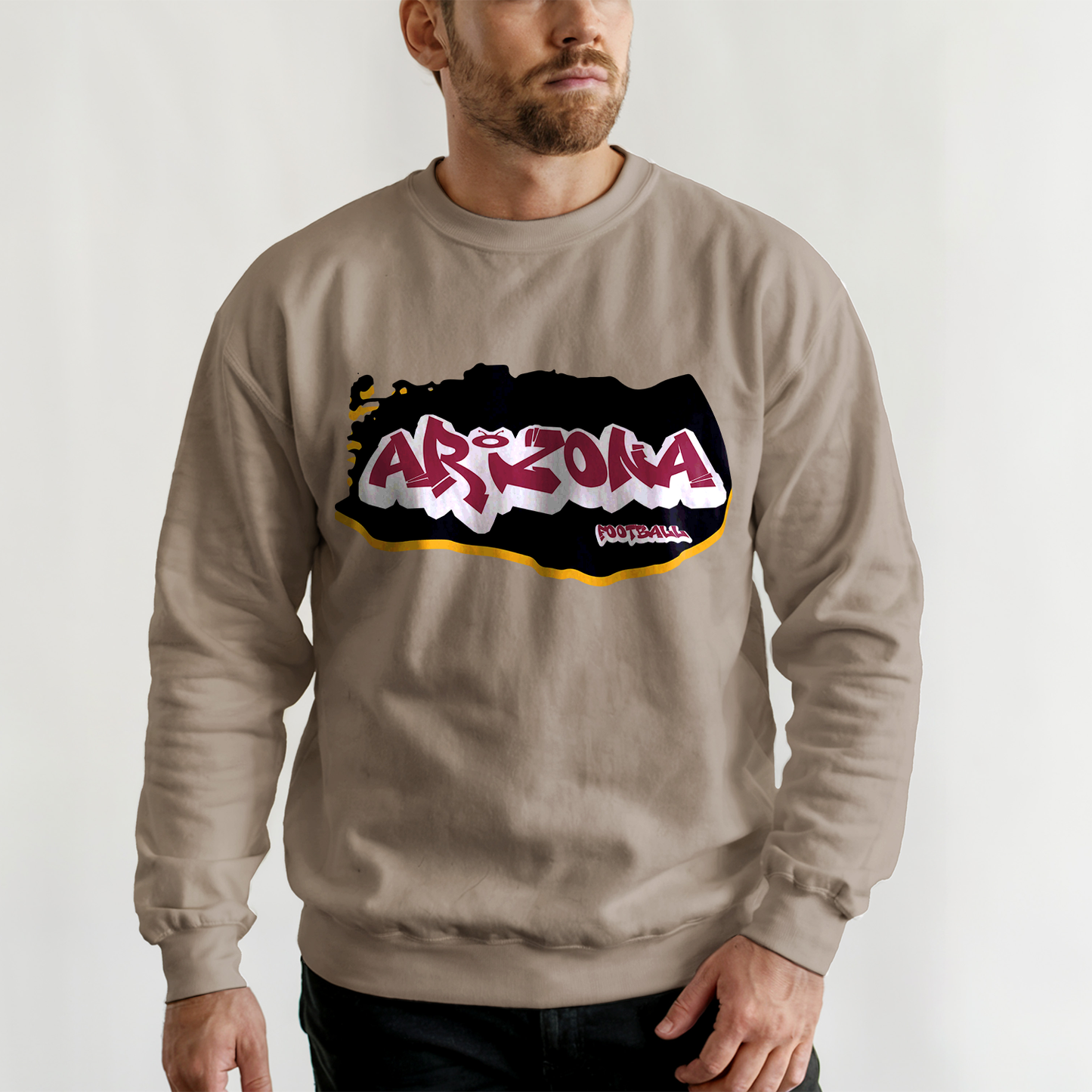 Football Graffiti Crewneck