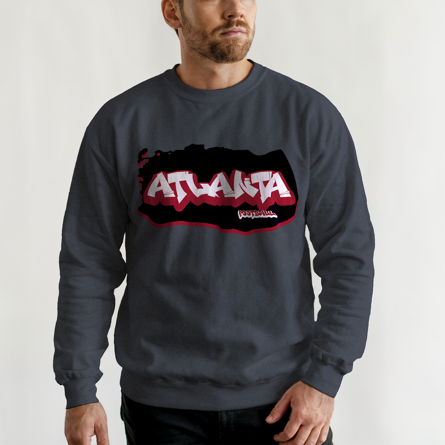 Atlanta Football Graffiti Crewneck