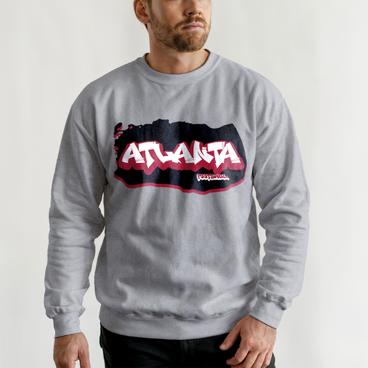 Atlanta Football Graffiti Crewneck