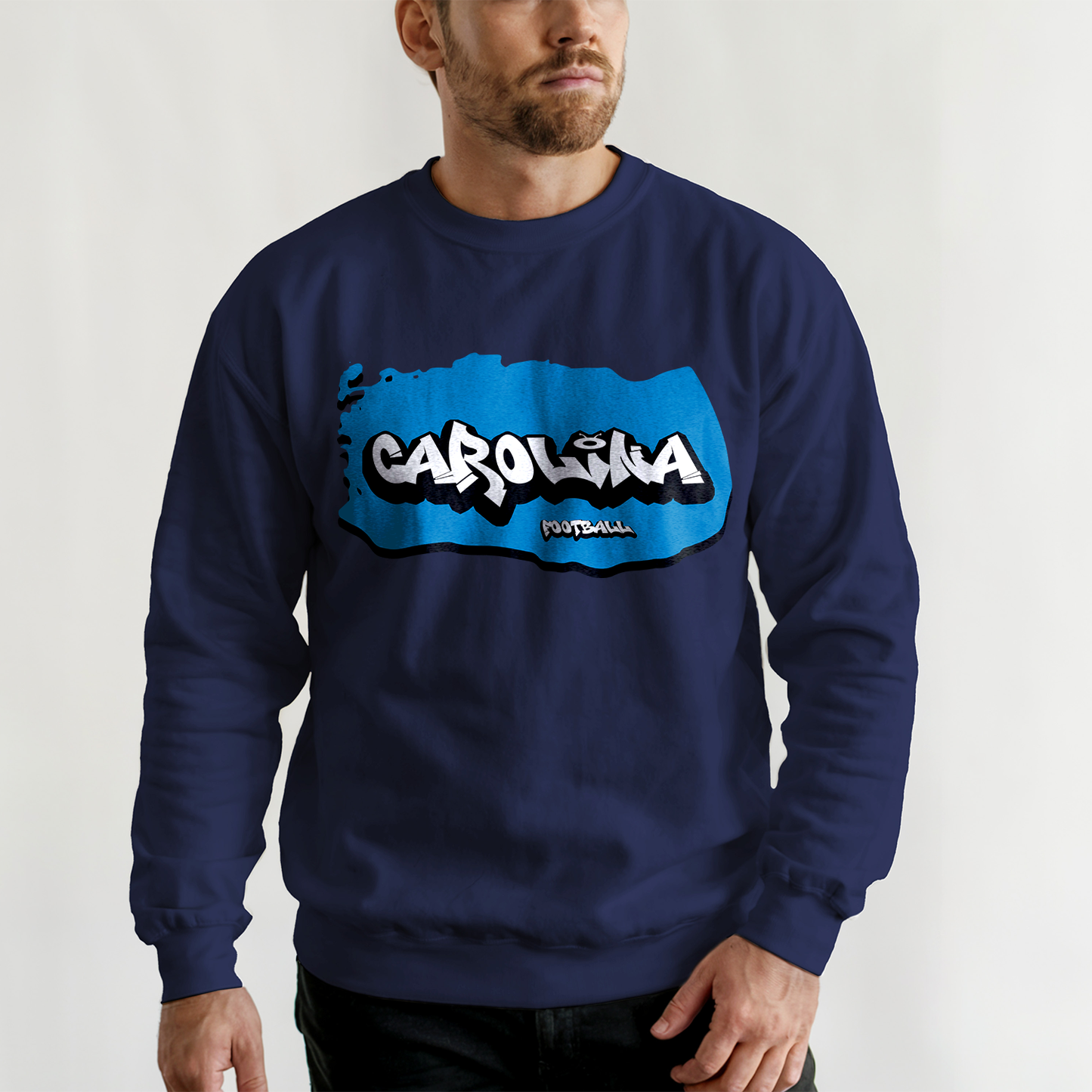 Carolina Football Graffiti Crewneck