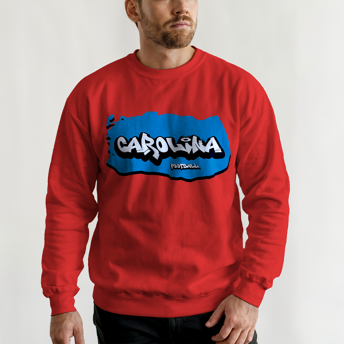 Carolina Football Graffiti Crewneck