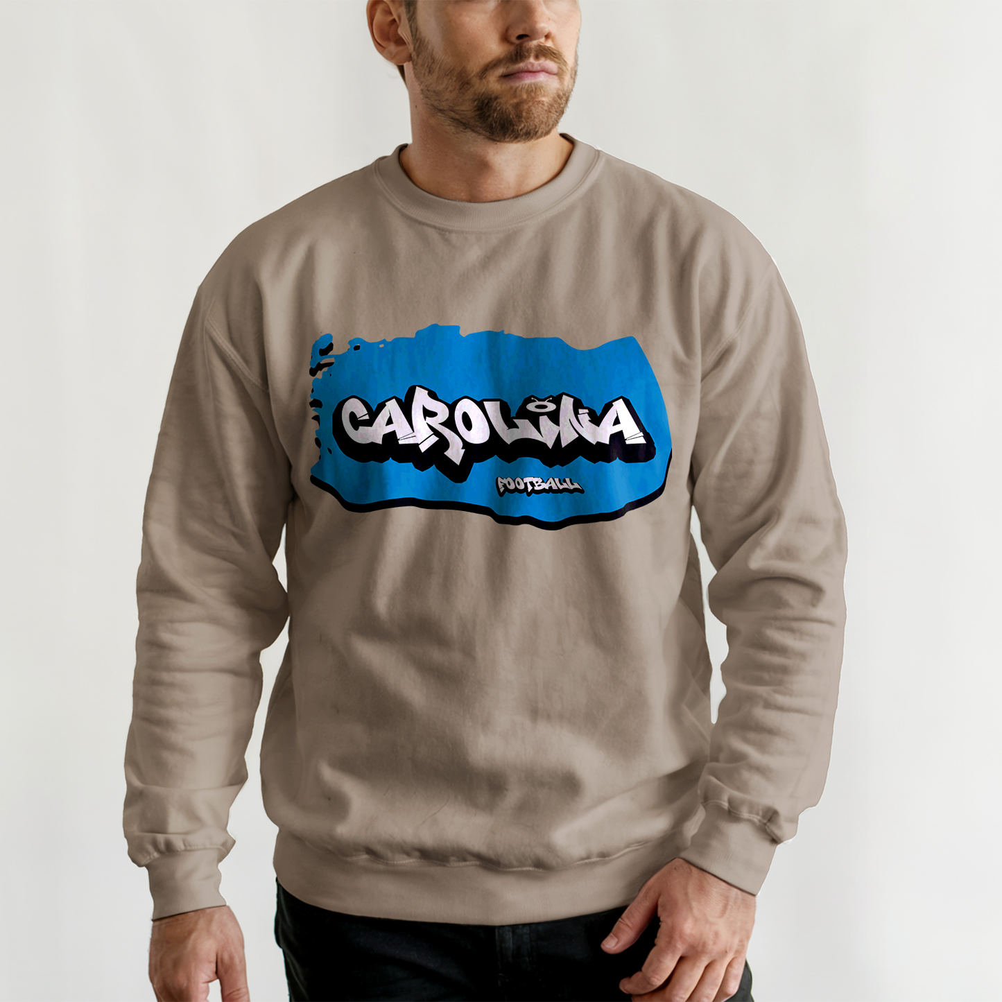 Carolina Football Graffiti Crewneck