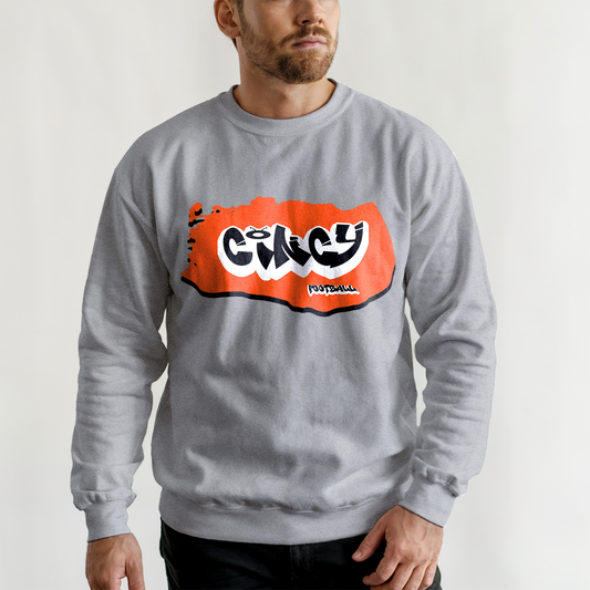 Cincinnati Football Graffiti Crewneck