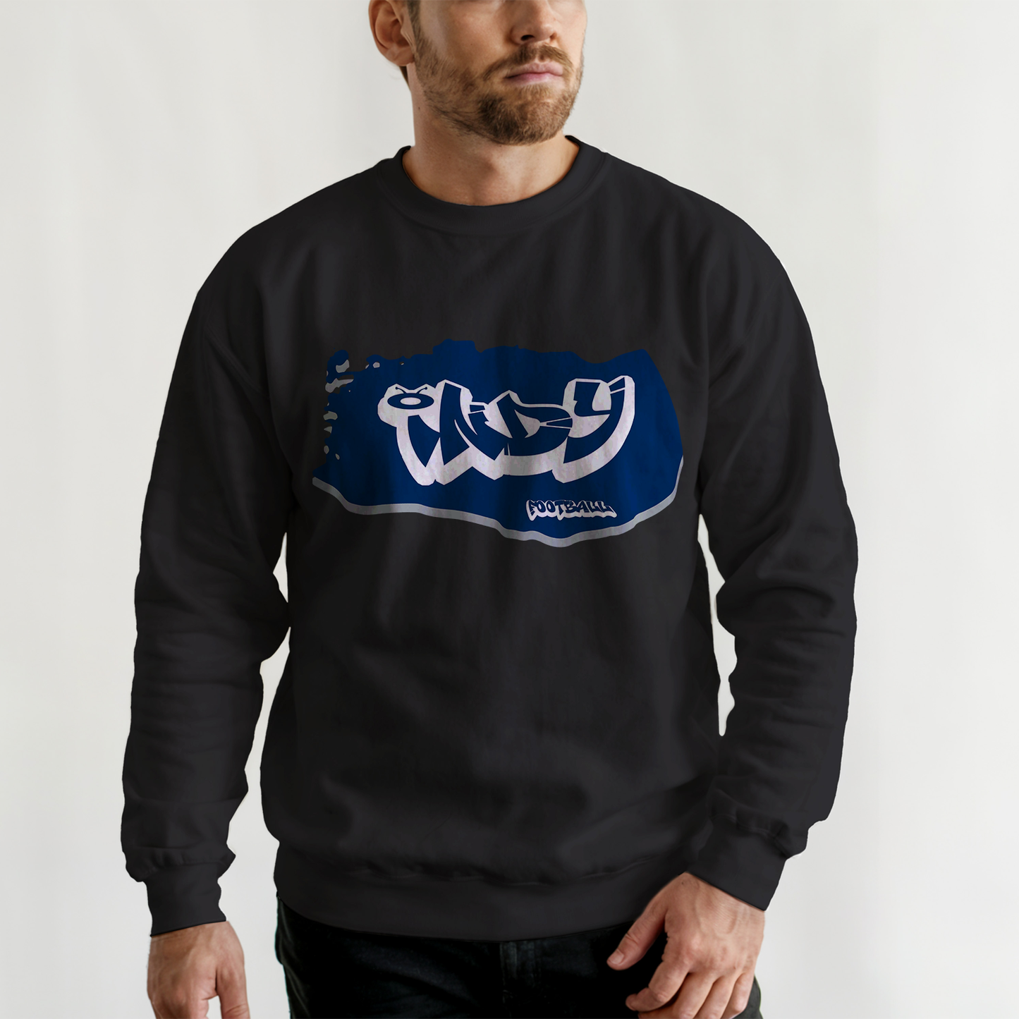 Indianapolis Football Graffiti Crewneck