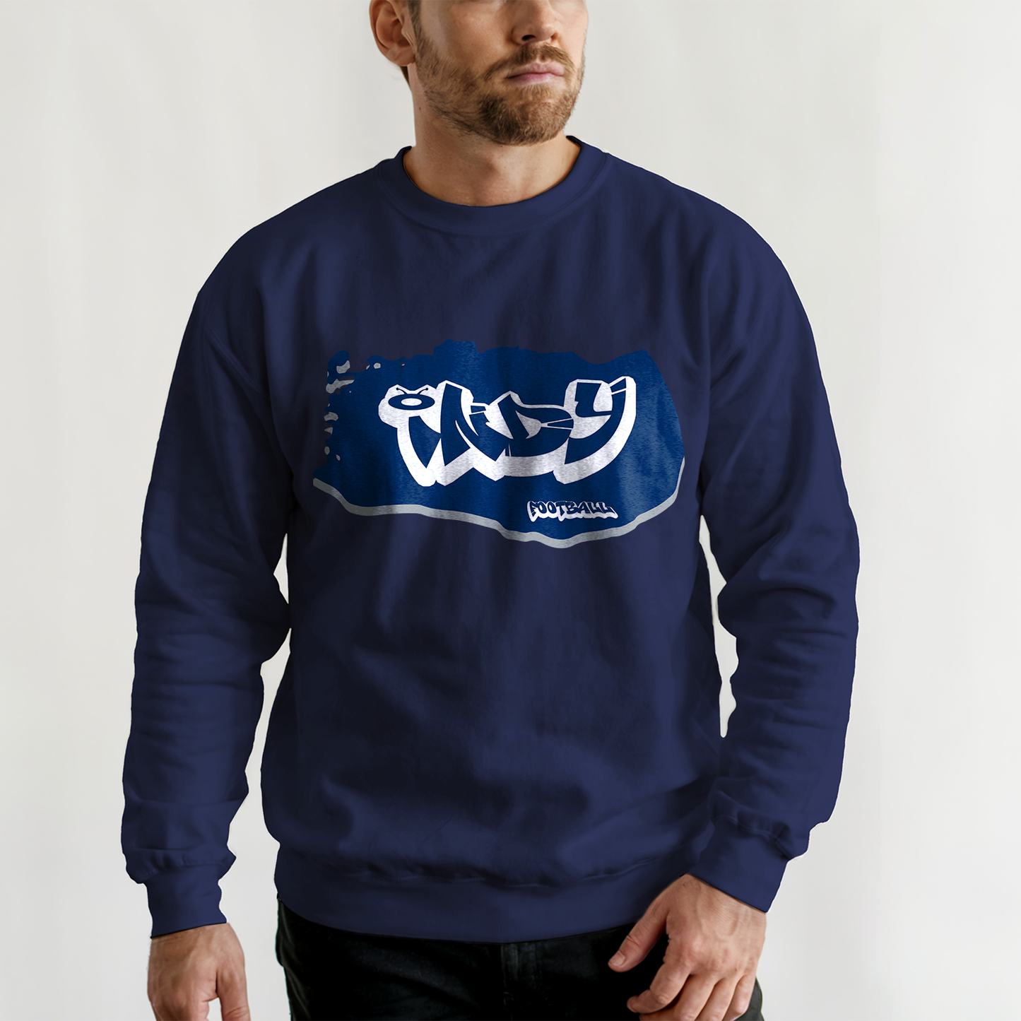 Indianapolis Football Graffiti Crewneck