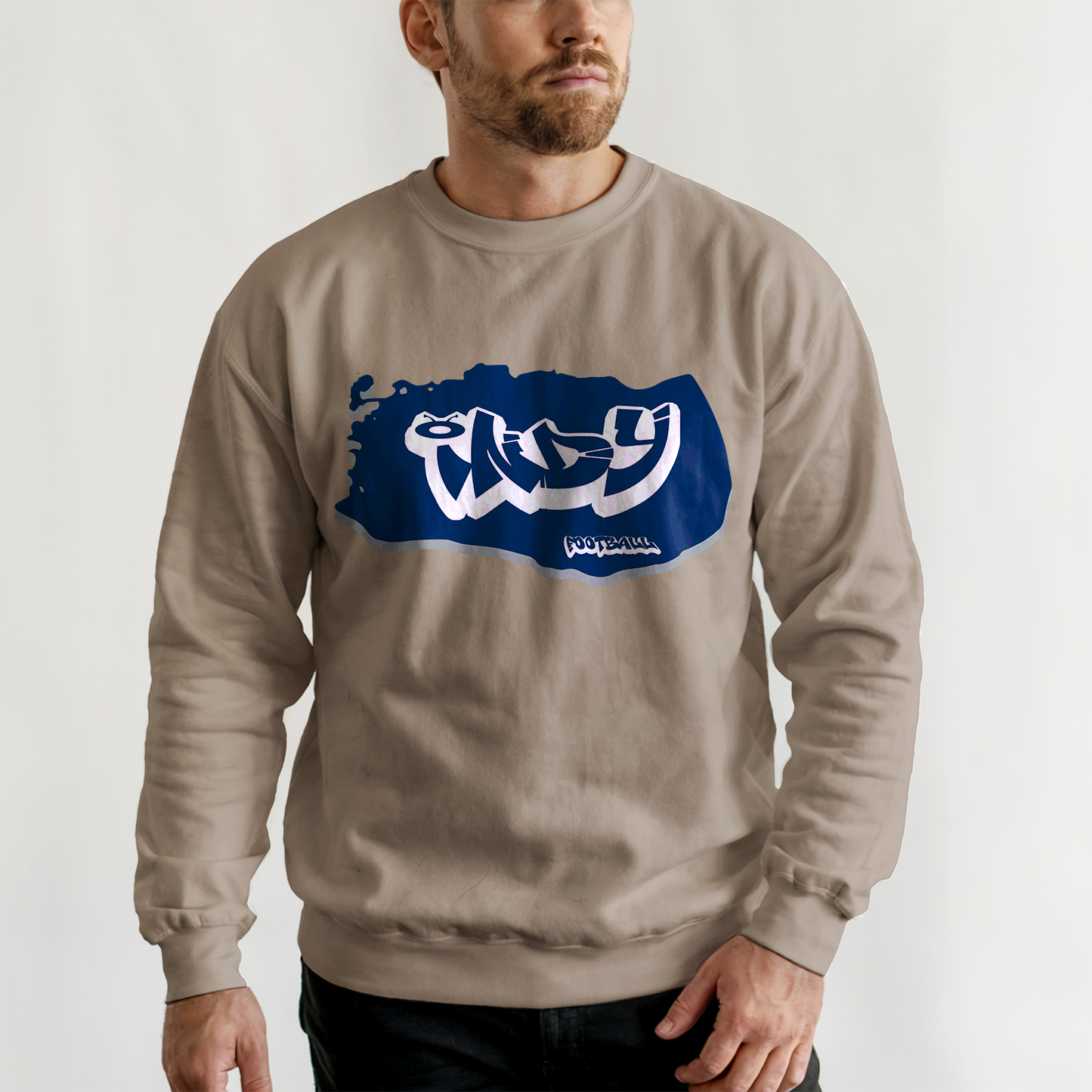 Indianapolis Football Graffiti Crewneck