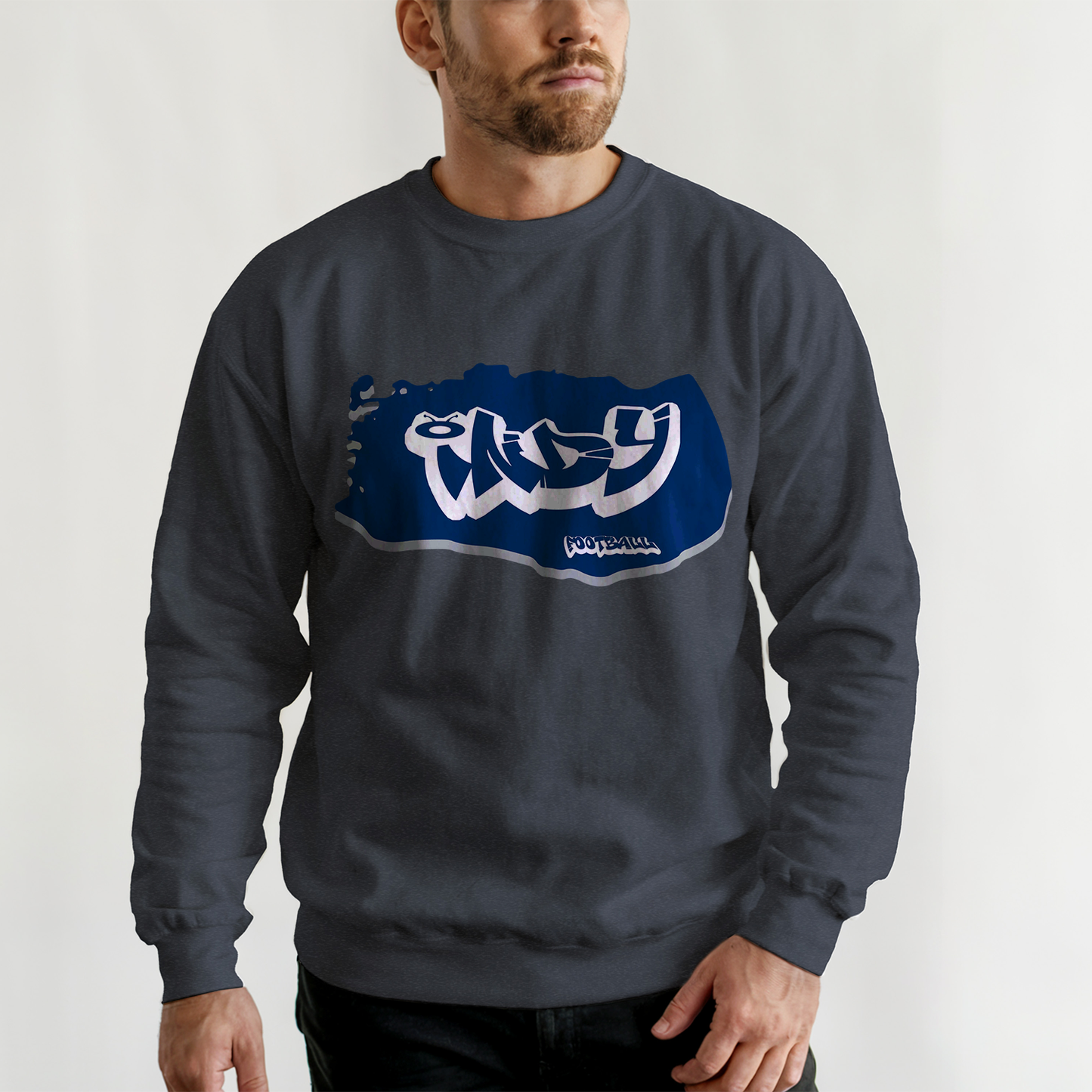 Indianapolis Football Graffiti Crewneck