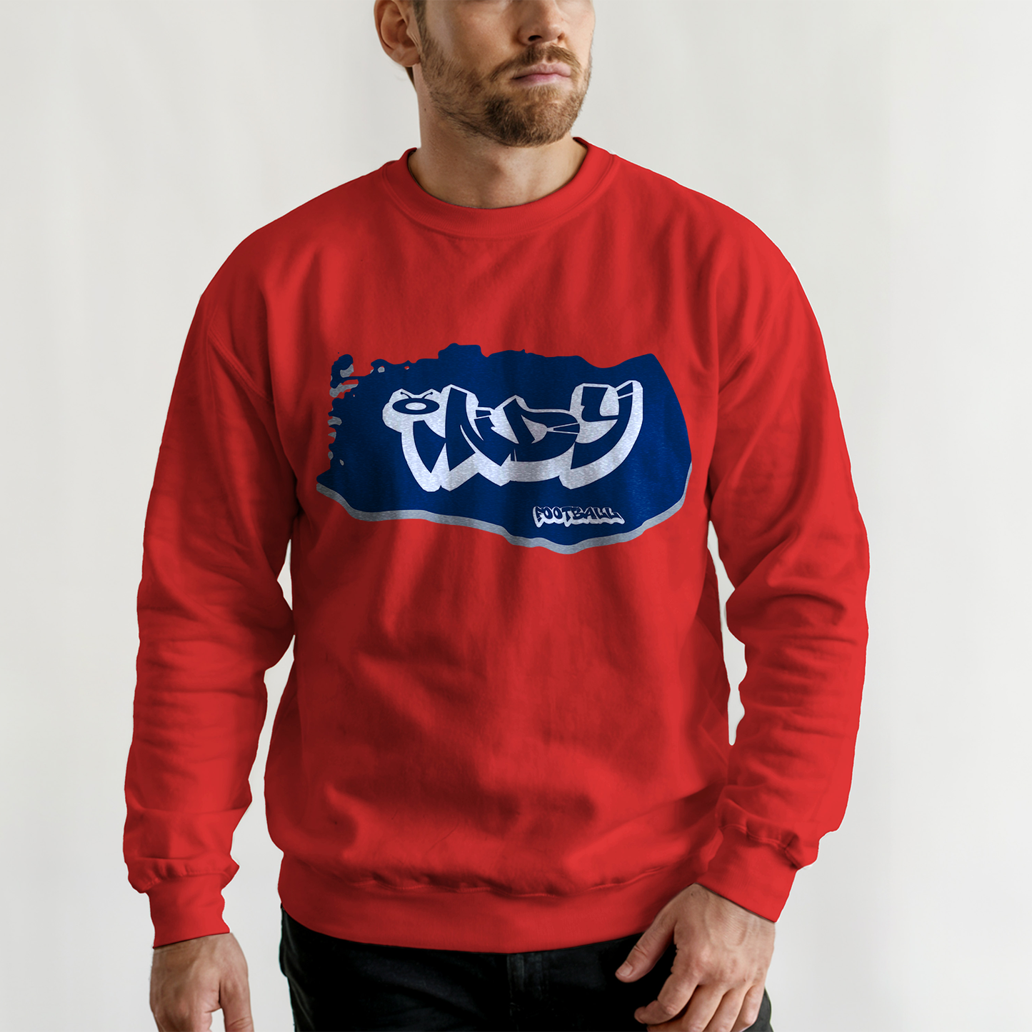 Indianapolis Football Graffiti Crewneck