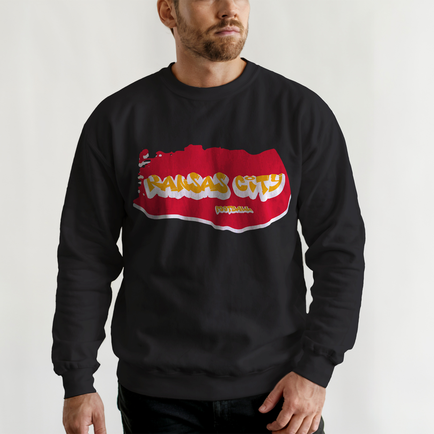 Kansas City Football Graffiti Crewneck