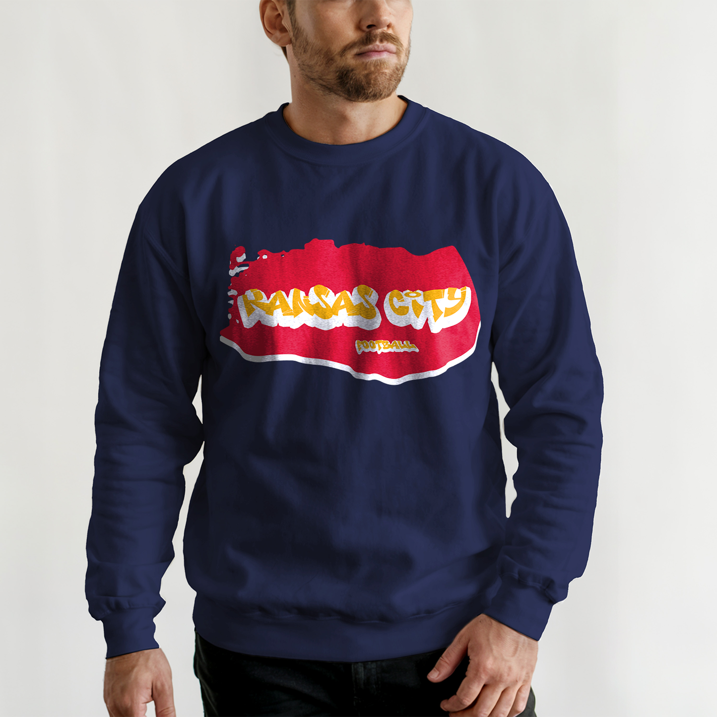 Kansas City Football Graffiti Crewneck