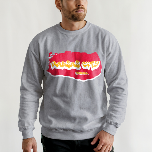 Kansas City Football Graffiti Crewneck