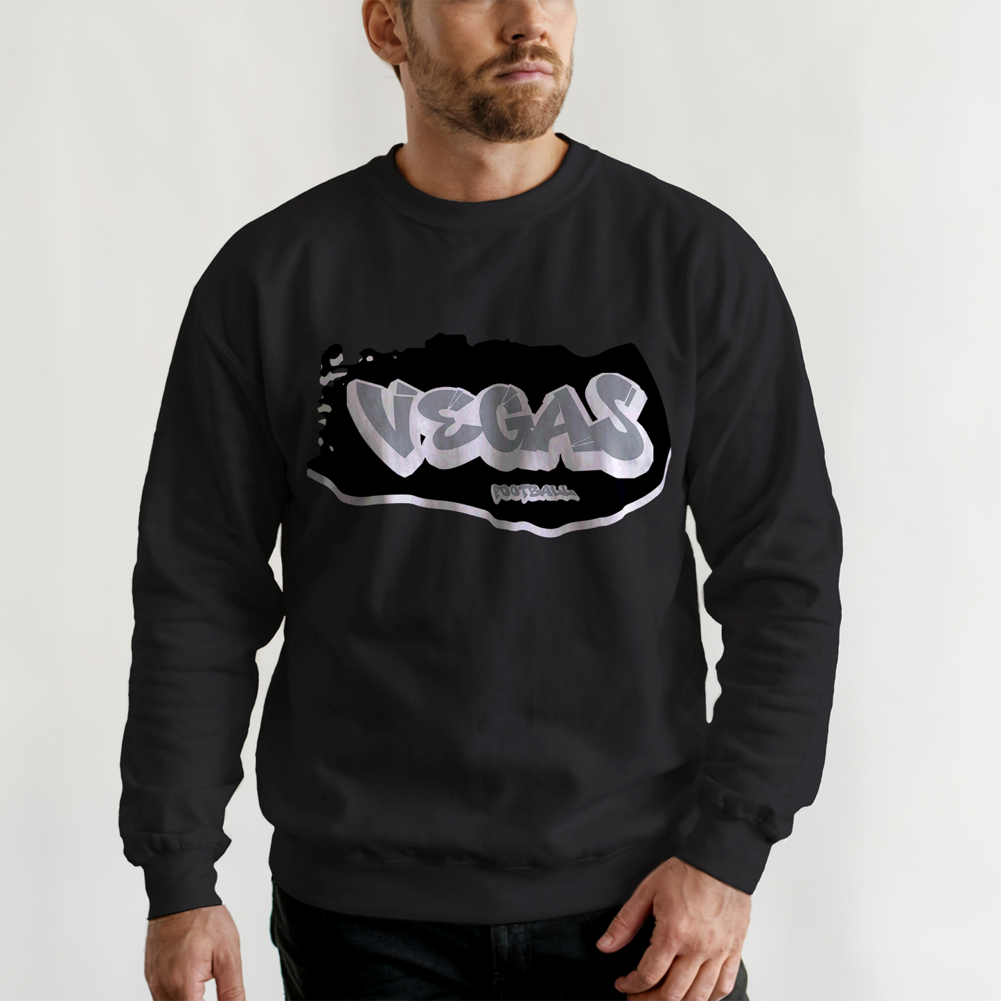 Las Vegas Football Graffiti Crewneck