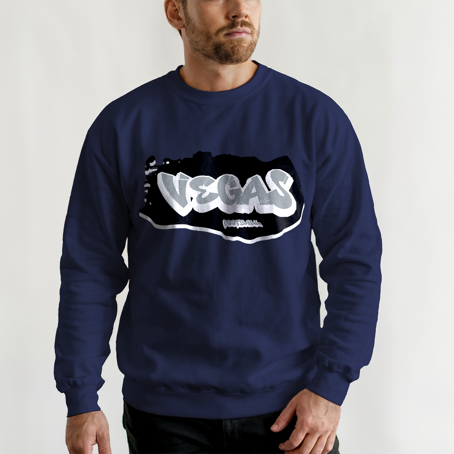 Las Vegas Football Graffiti Crewneck