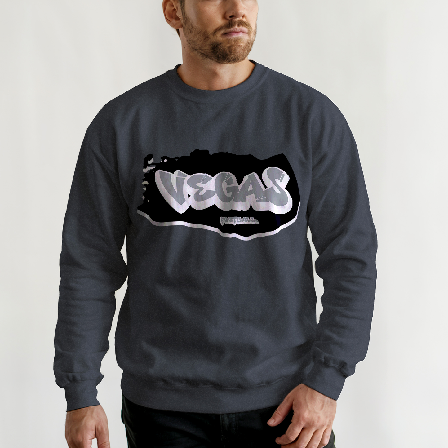 Las Vegas Football Graffiti Crewneck
