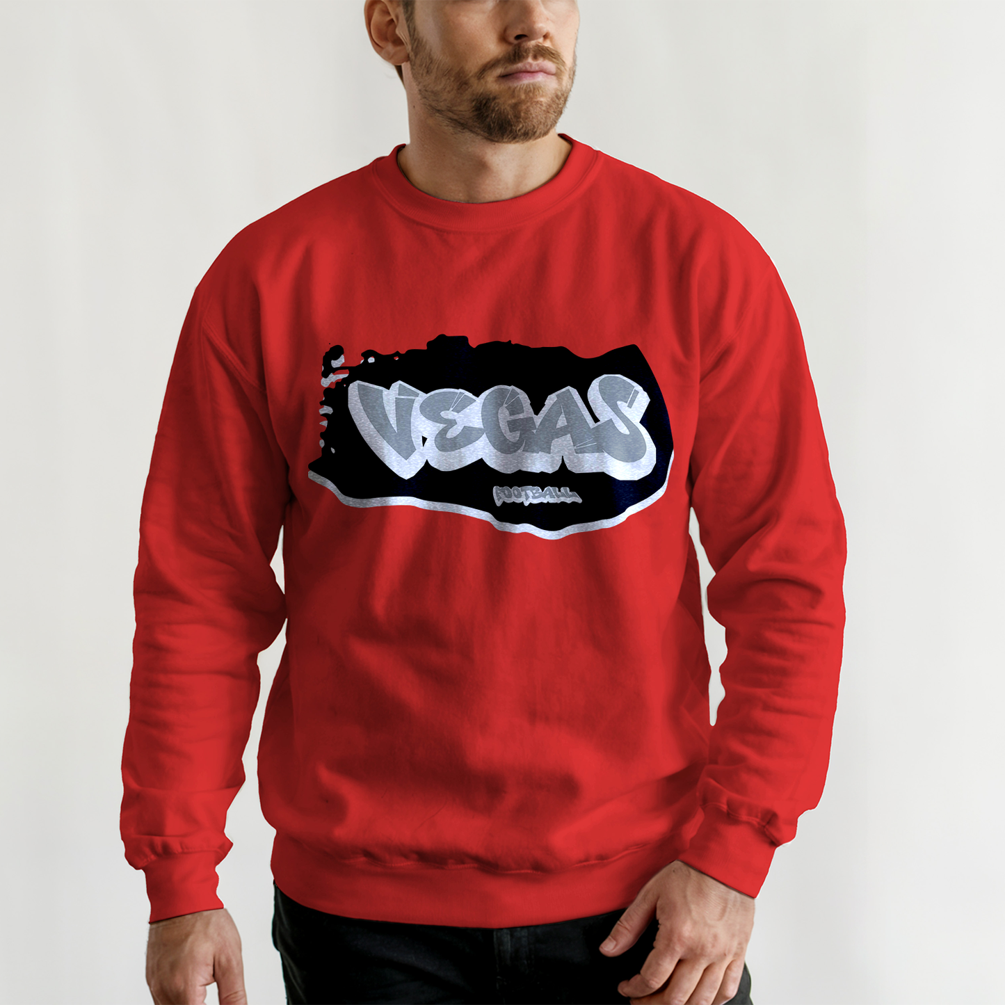 Las Vegas Football Graffiti Crewneck