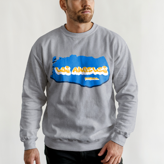 Los Angeles Football Graffiti Crewneck - Style 1