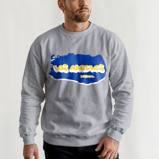 Los Angeles Football Graffiti Crewneck - Style 2