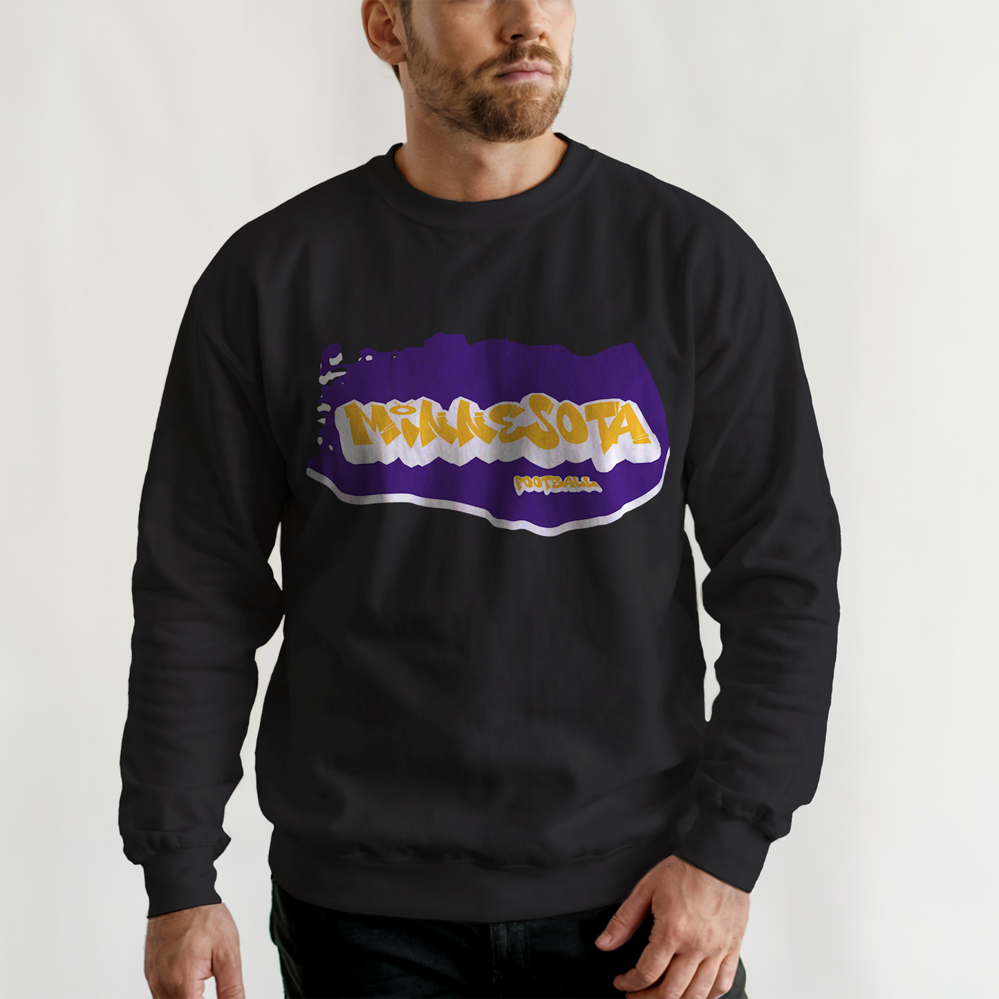 Minnesota Football Graffiti Crewneck