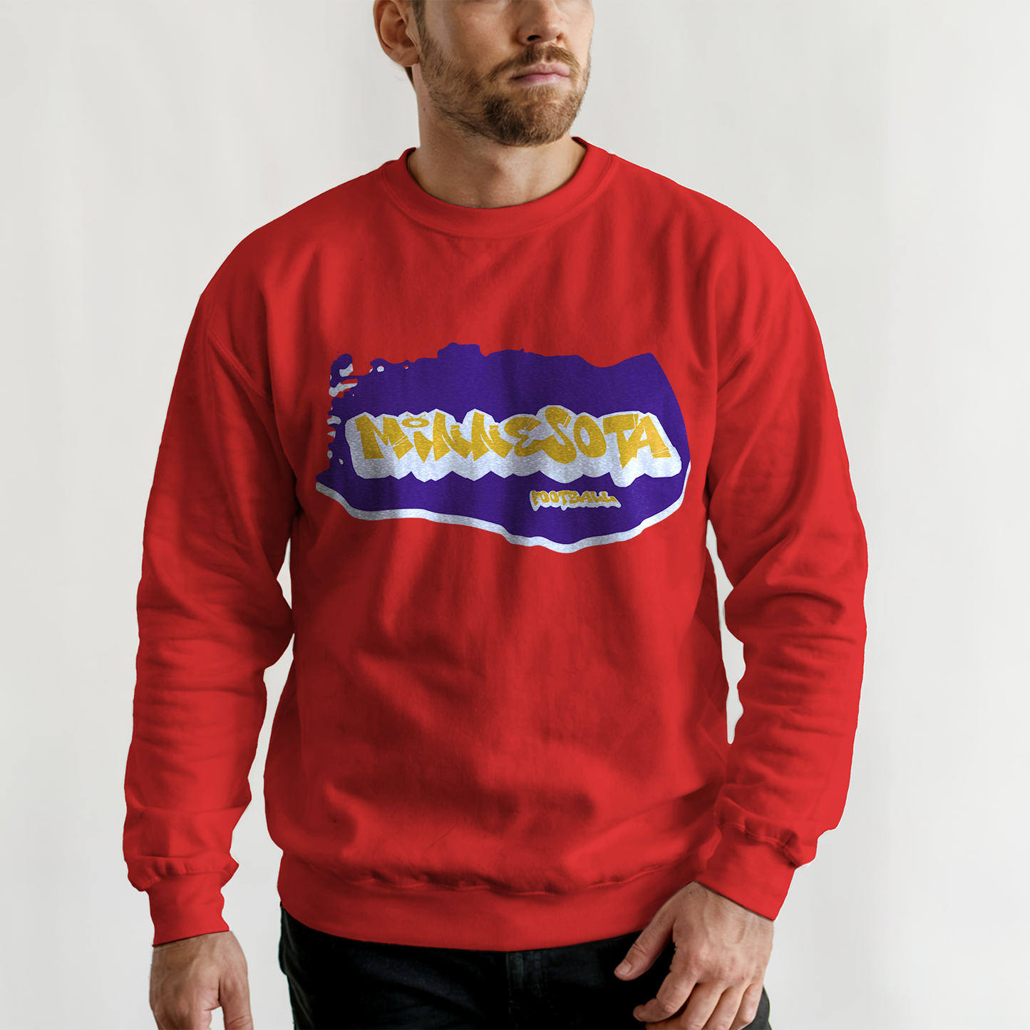 Minnesota Football Graffiti Crewneck