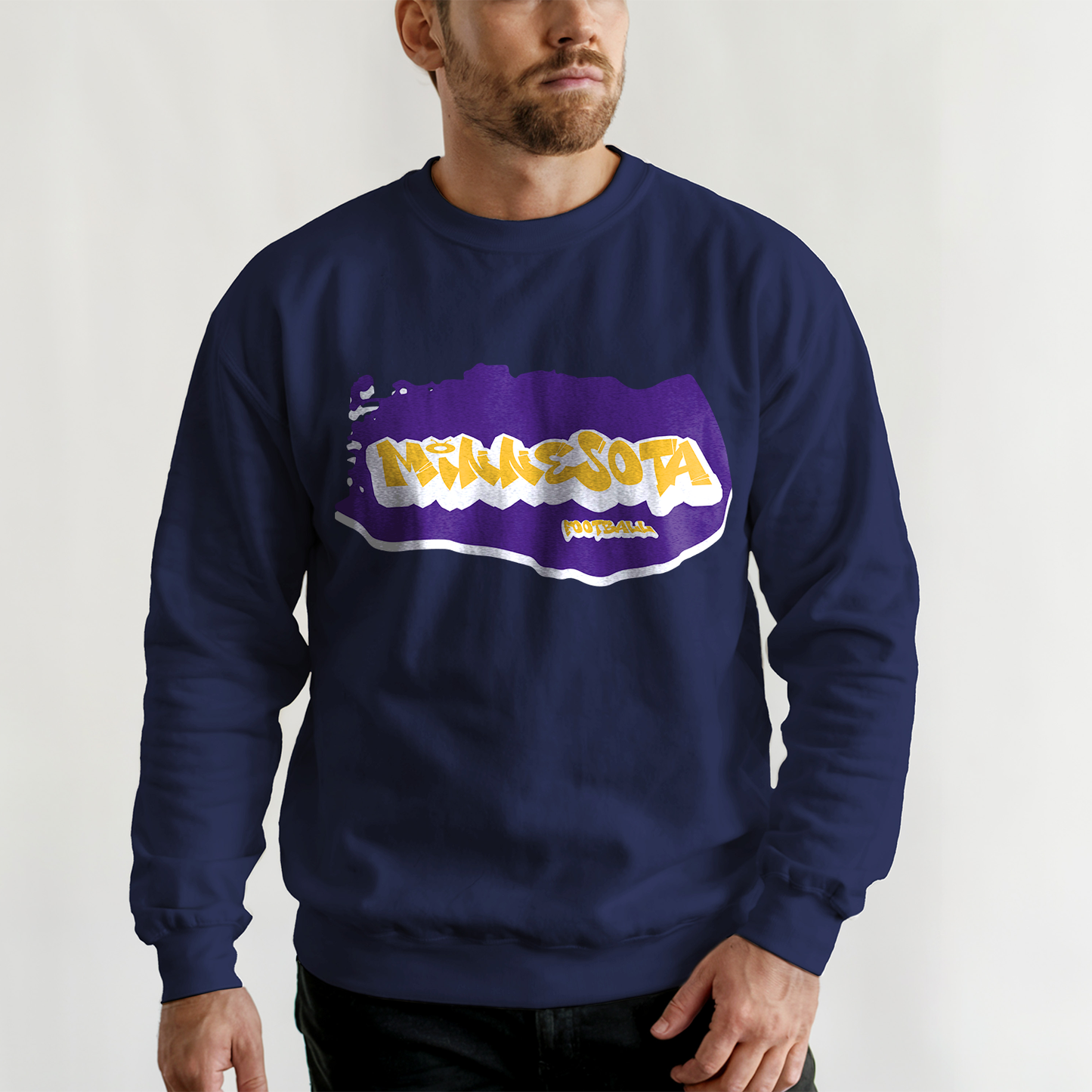 Minnesota Football Graffiti Crewneck