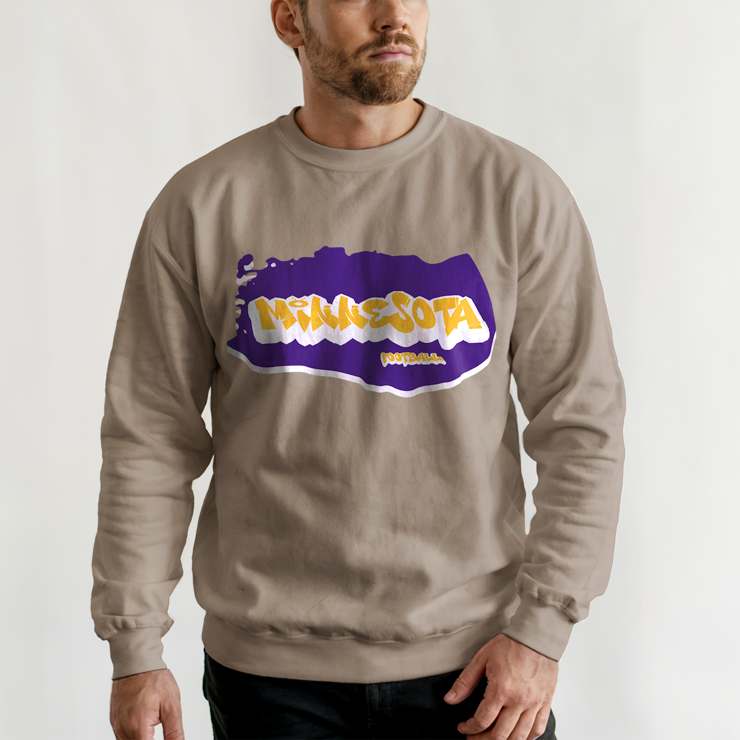 Minnesota Football Graffiti Crewneck