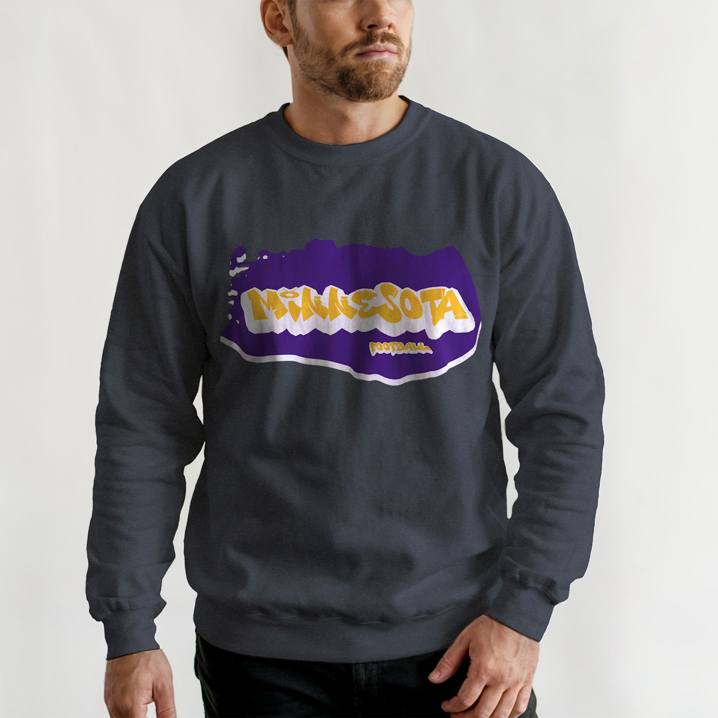 Minnesota Football Graffiti Crewneck