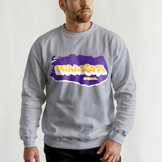 Minnesota Football Graffiti Crewneck