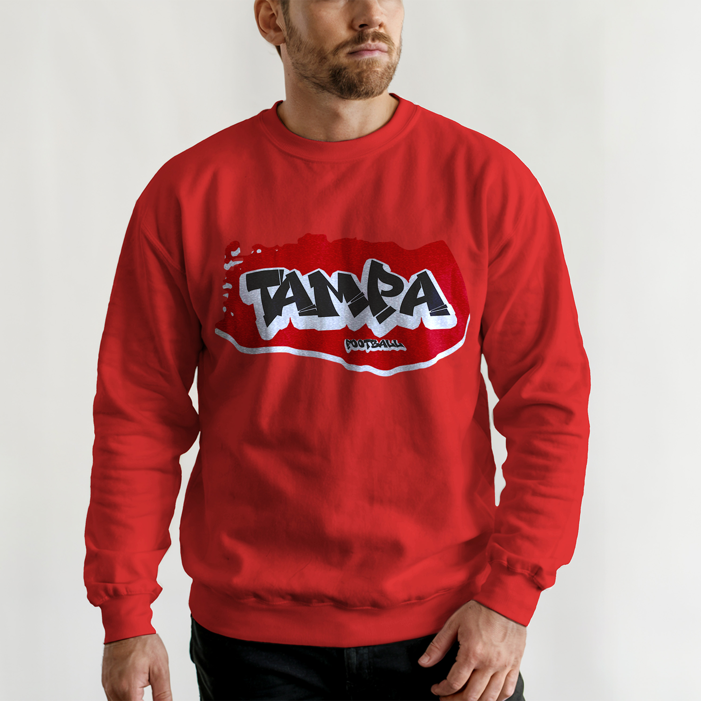 Tampa Bay Football Graffiti Crewneck