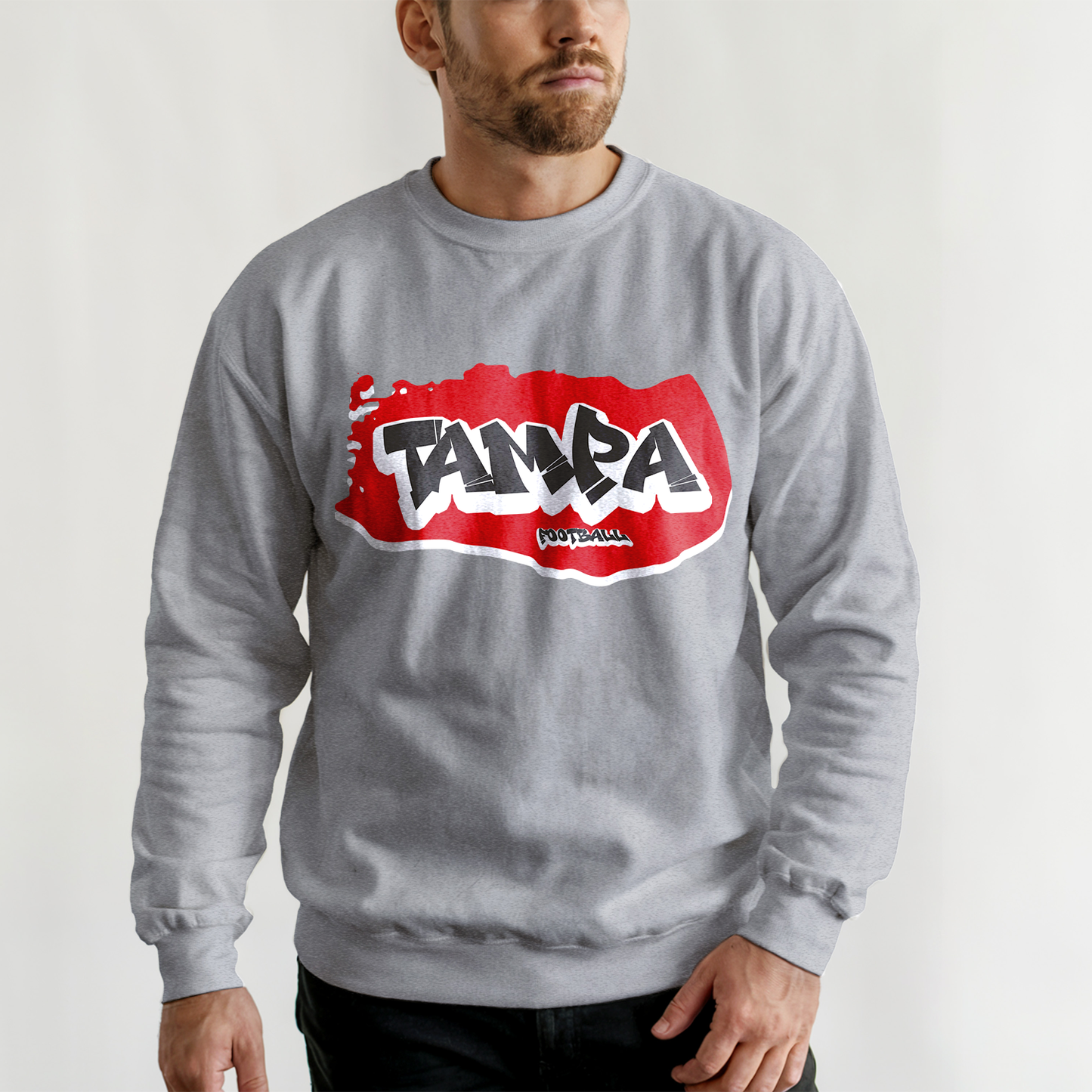 Tampa Bay Football Graffiti Crewneck