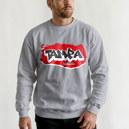 Tampa Bay Football Graffiti Crewneck