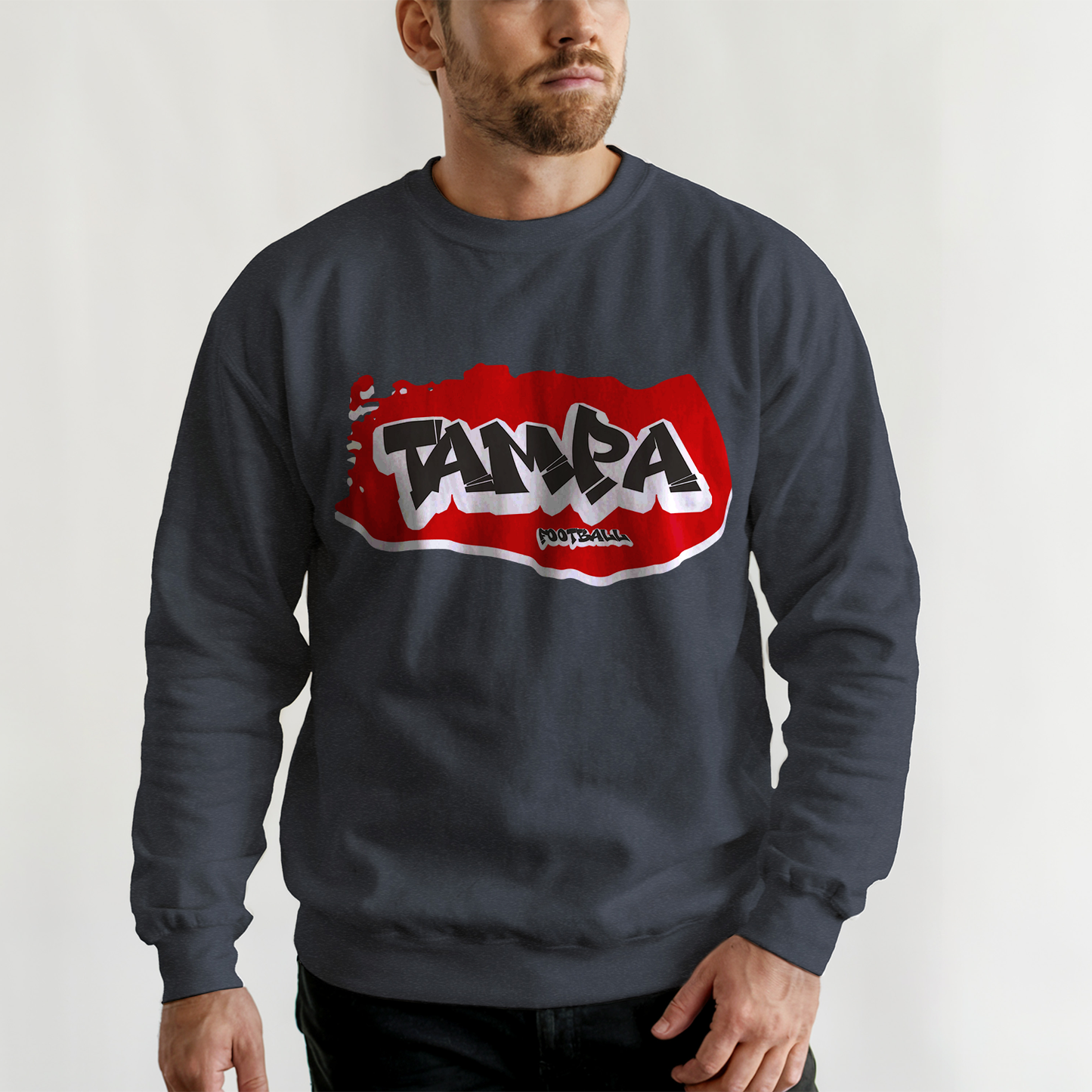 Tampa Bay Football Graffiti Crewneck