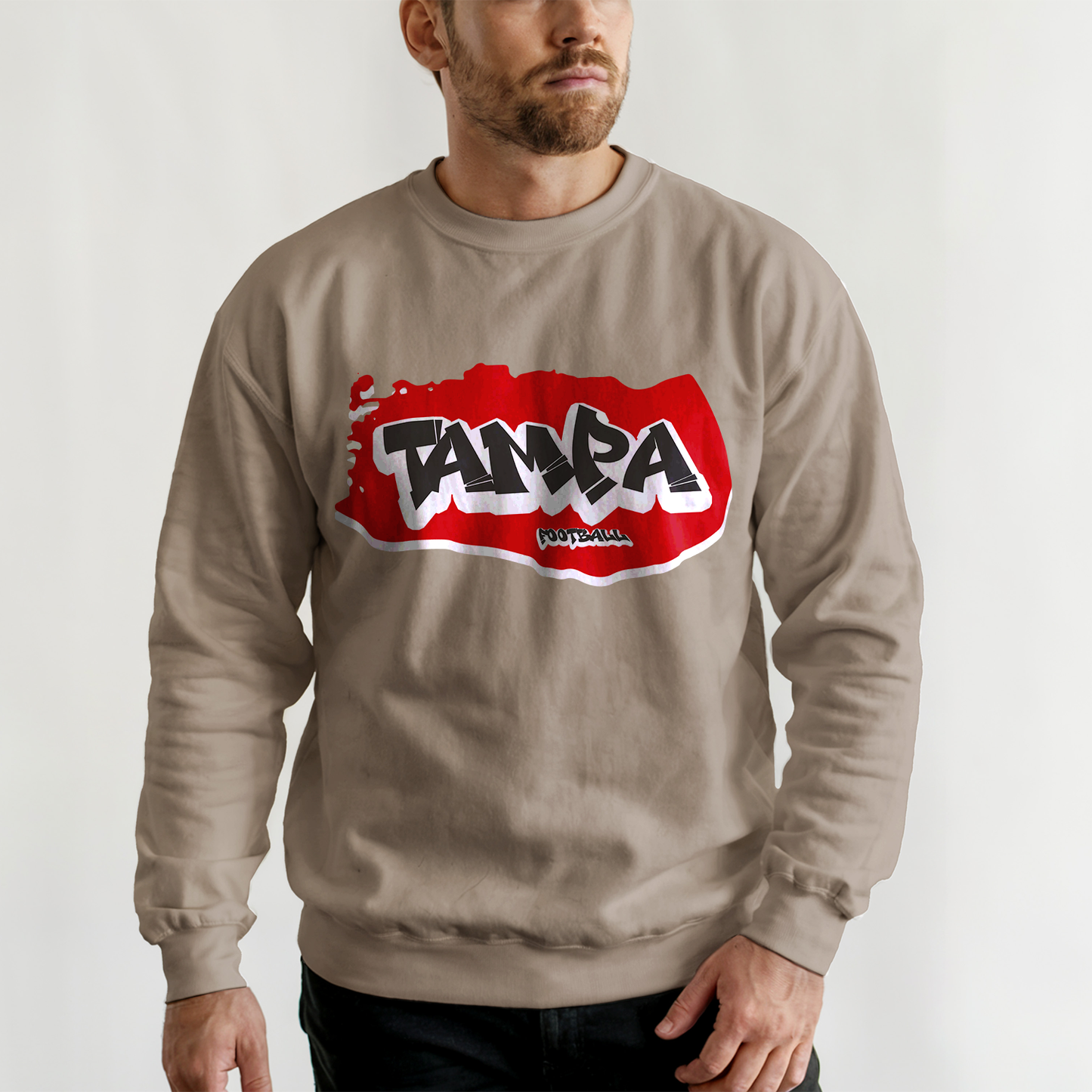 Tampa Bay Football Graffiti Crewneck