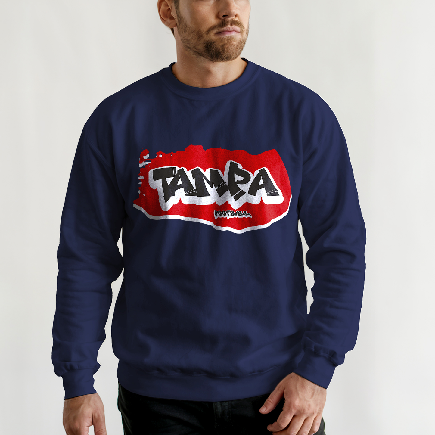 Tampa Bay Football Graffiti Crewneck