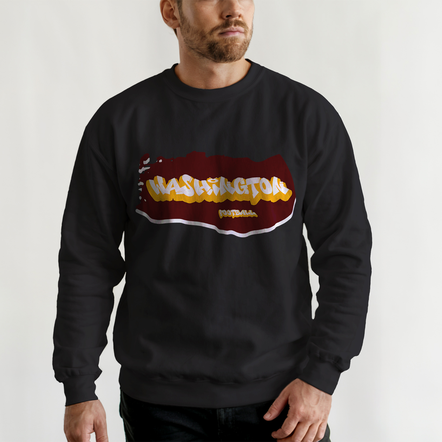 Washington Football Graffiti Crewneck