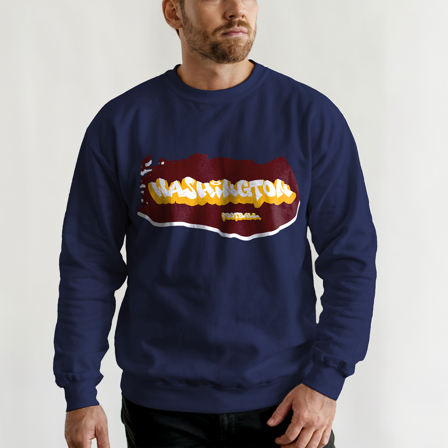 Washington Football Graffiti Crewneck