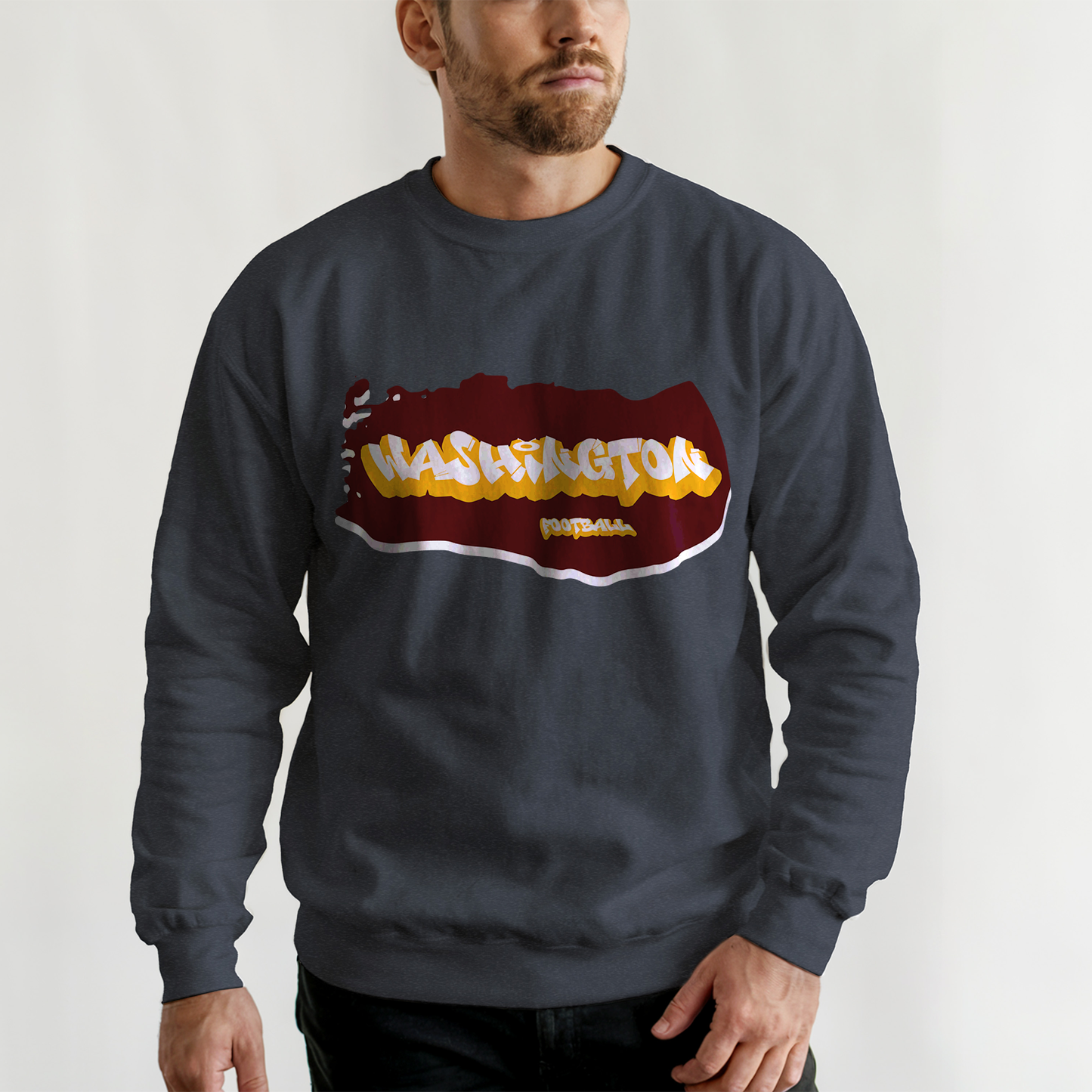 Washington Football Graffiti Crewneck