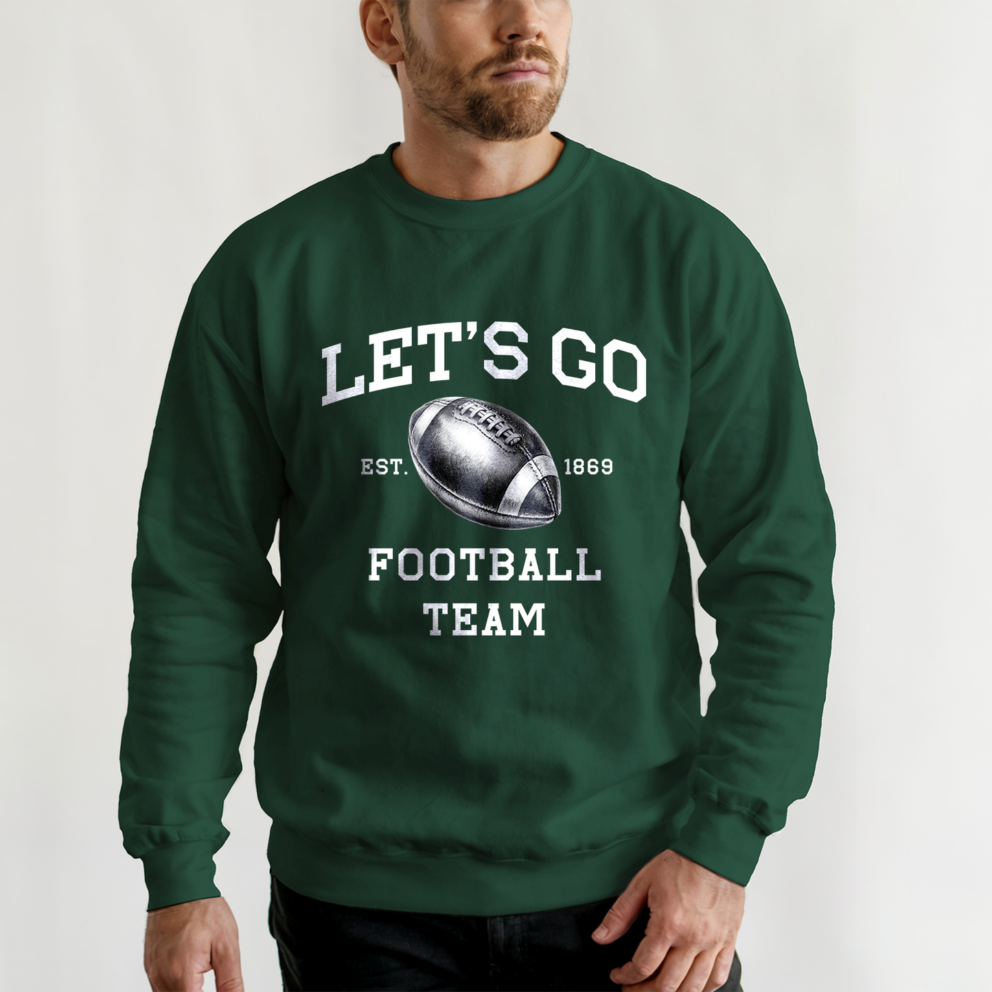 Let’s Go Football Team Crewneck