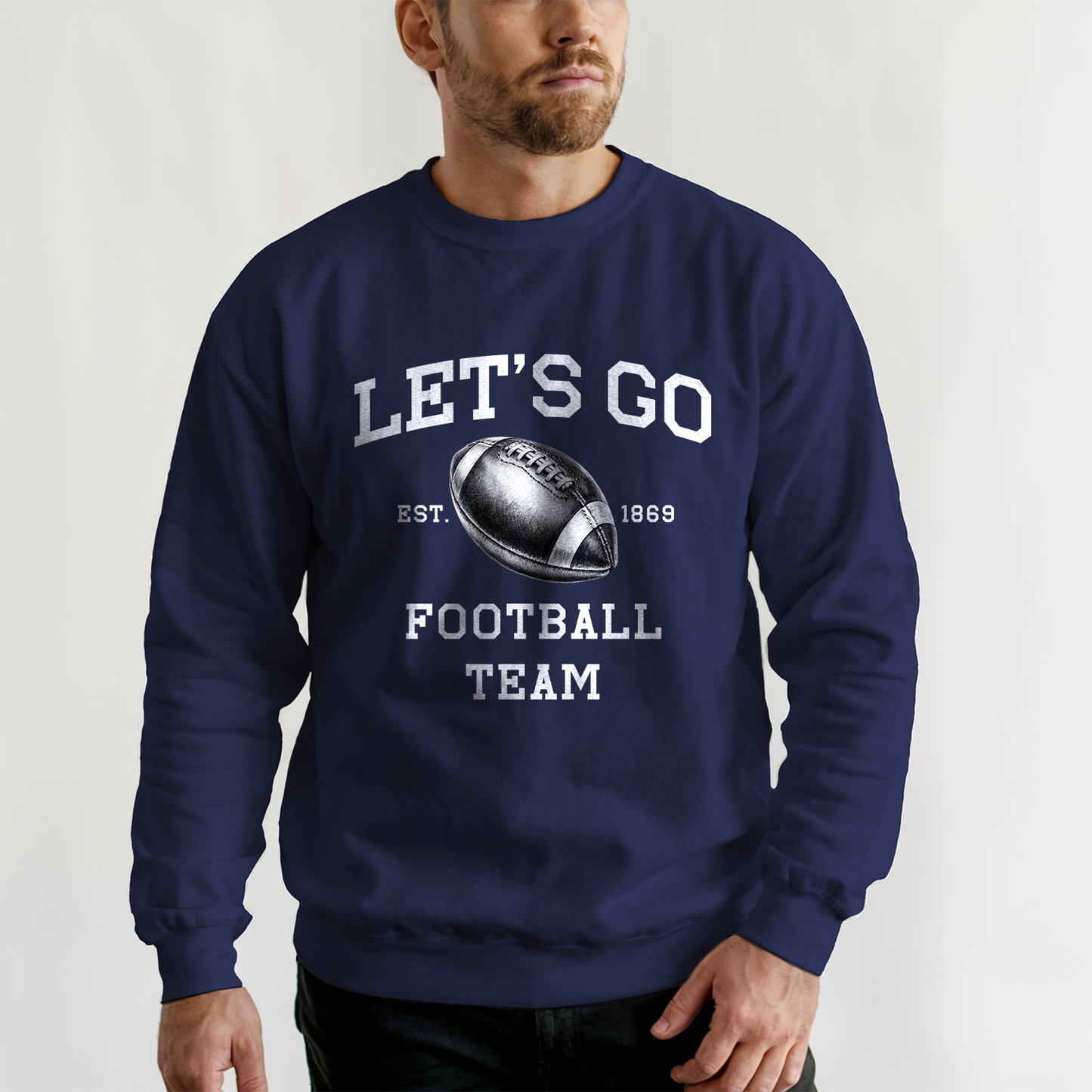 Let’s Go Football Team Crewneck