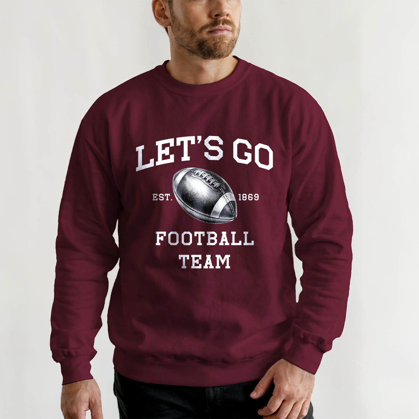 Let’s Go Football Team Crewneck