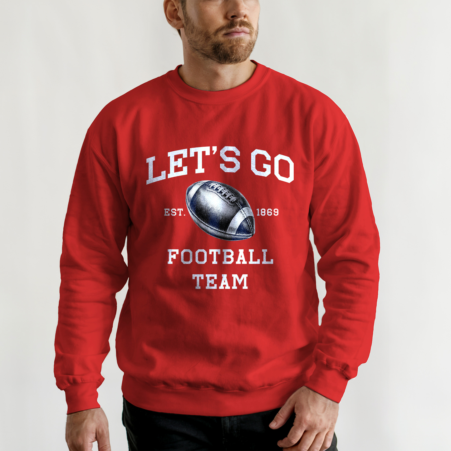 Let’s Go Football Team Crewneck