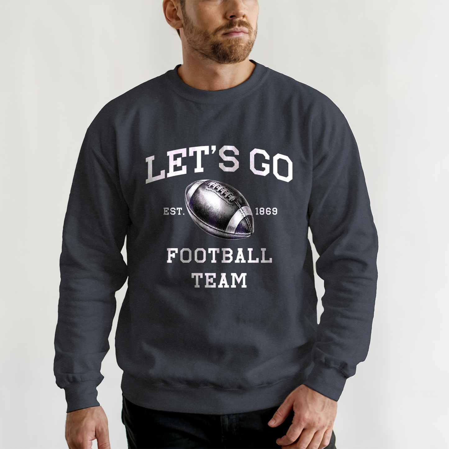 Let’s Go Football Team Crewneck
