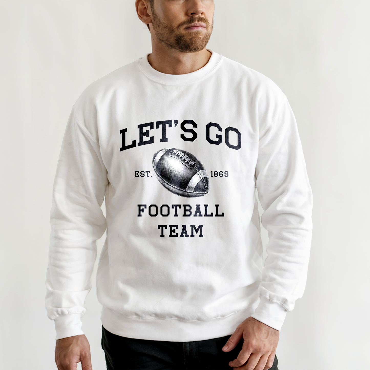 Let’s Go Football Team Crewneck