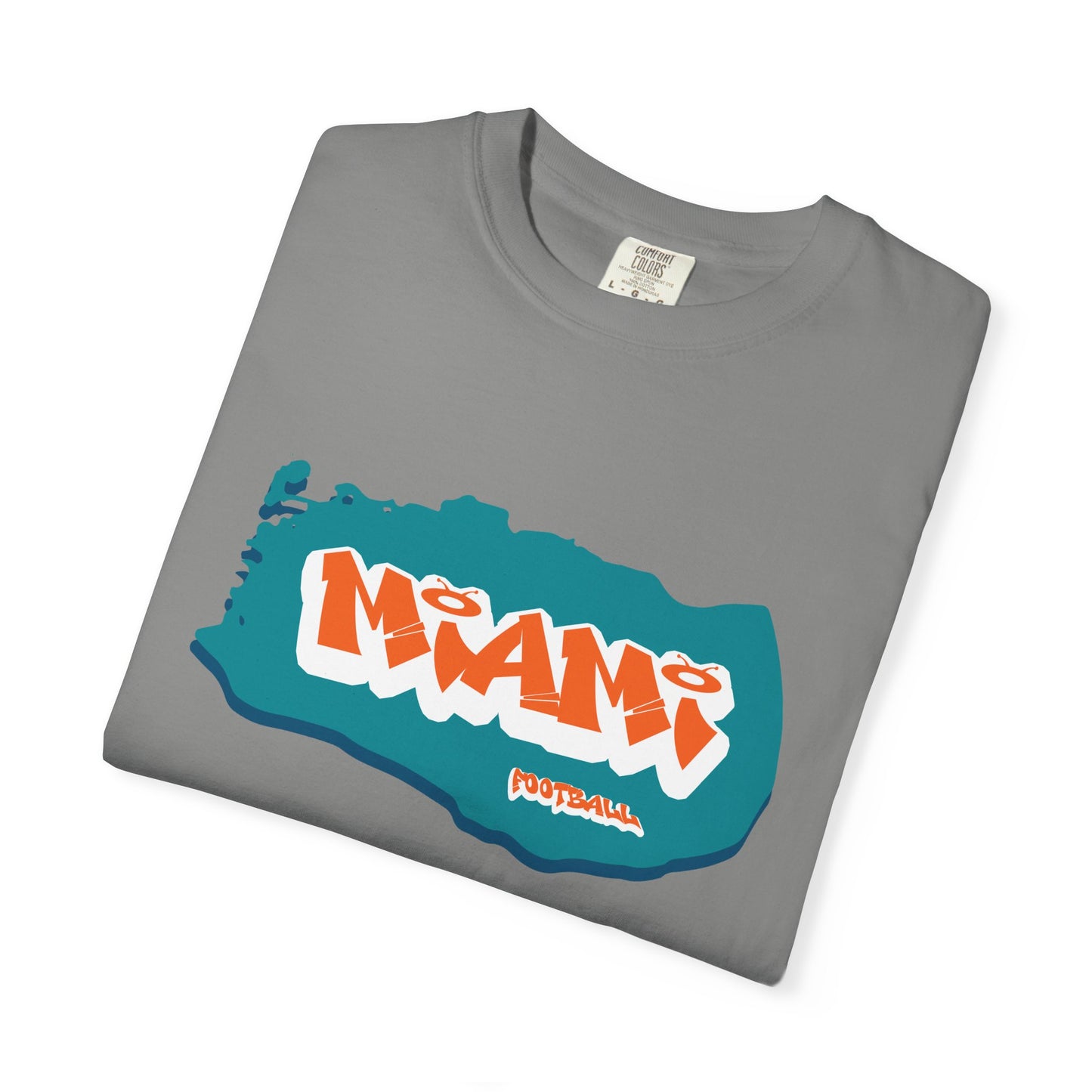 Miami Football Graffiti Tee