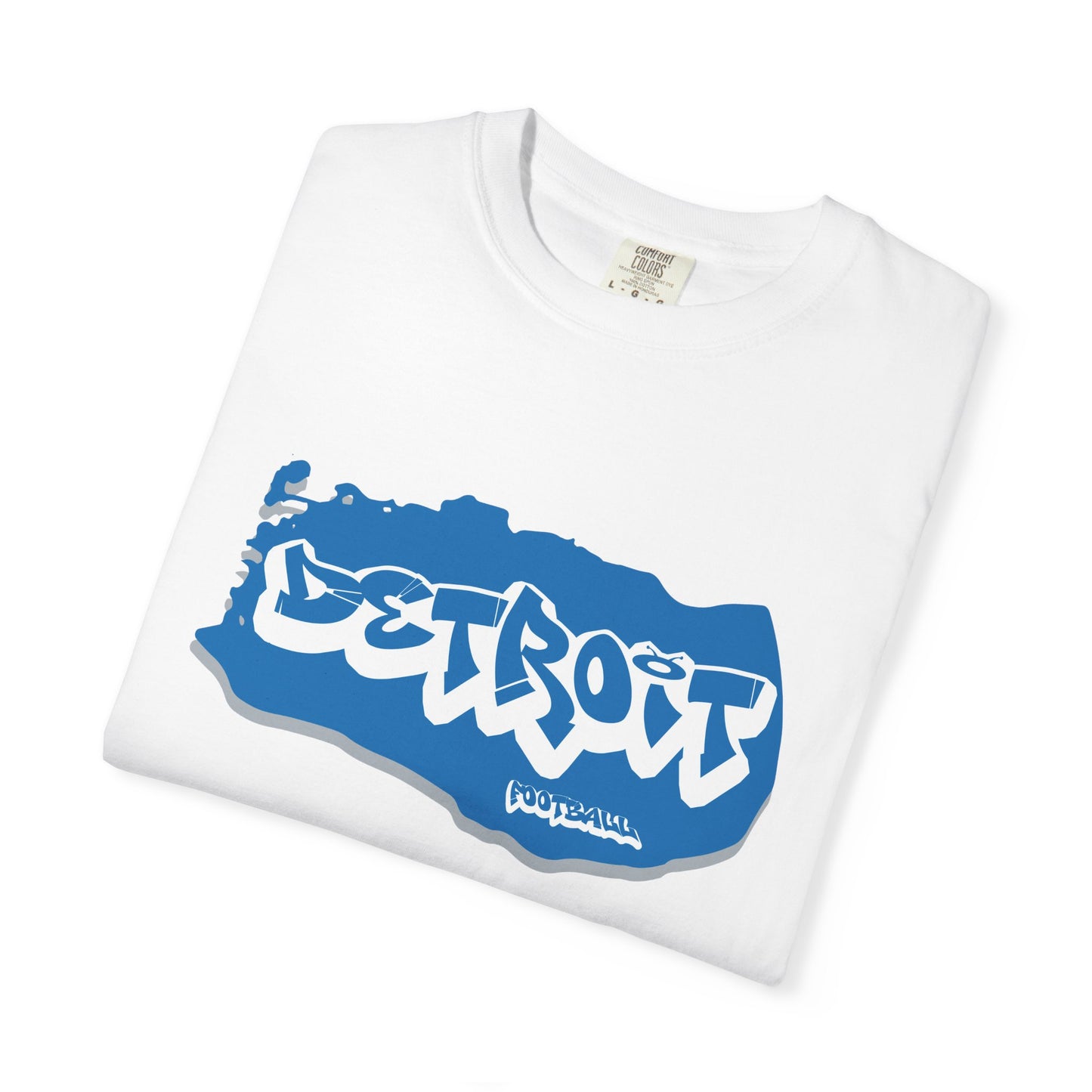 Detroit Football Graffiti Tee