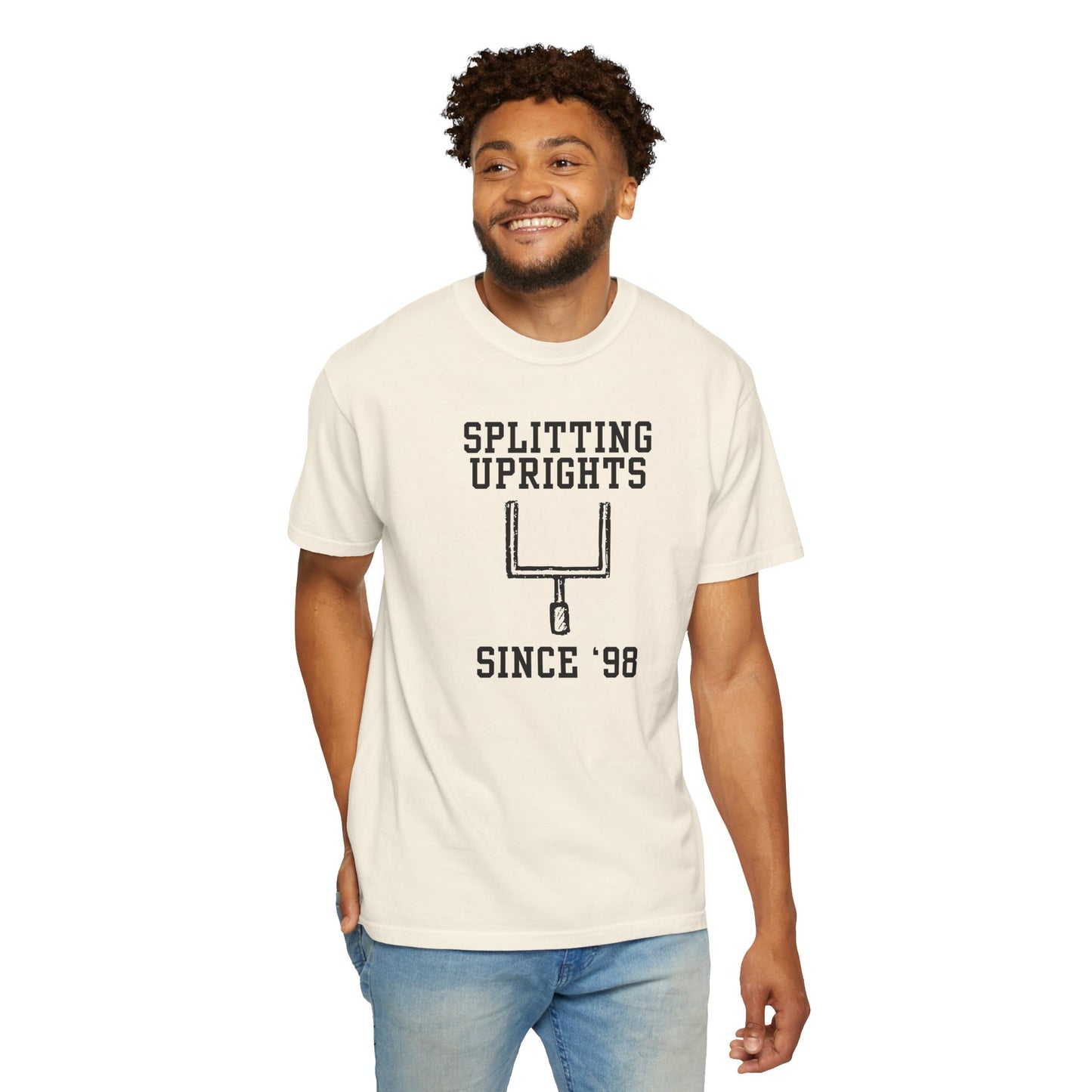 Splitting Uprights Tee