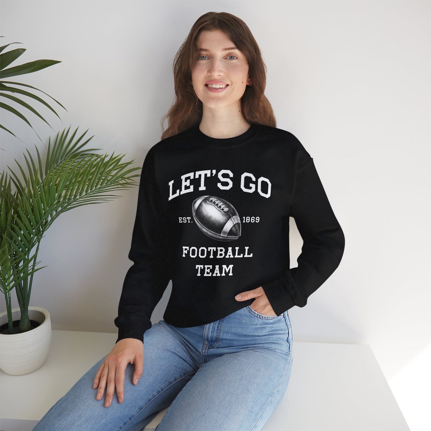 Let’s Go Football Team Crewneck