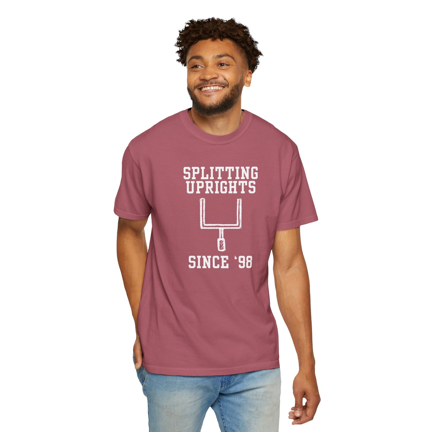 Splitting Uprights Tee