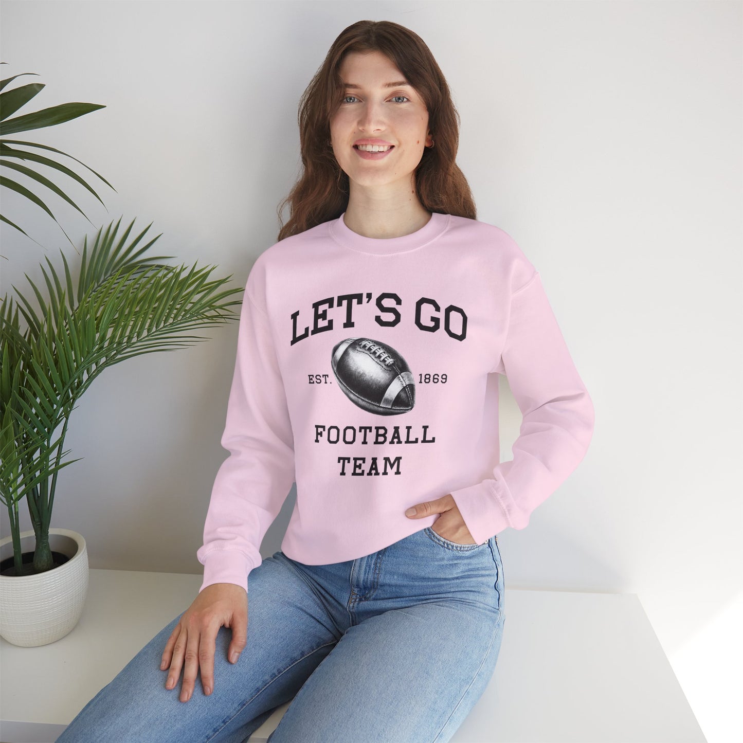 Let’s Go Football Team Crewneck