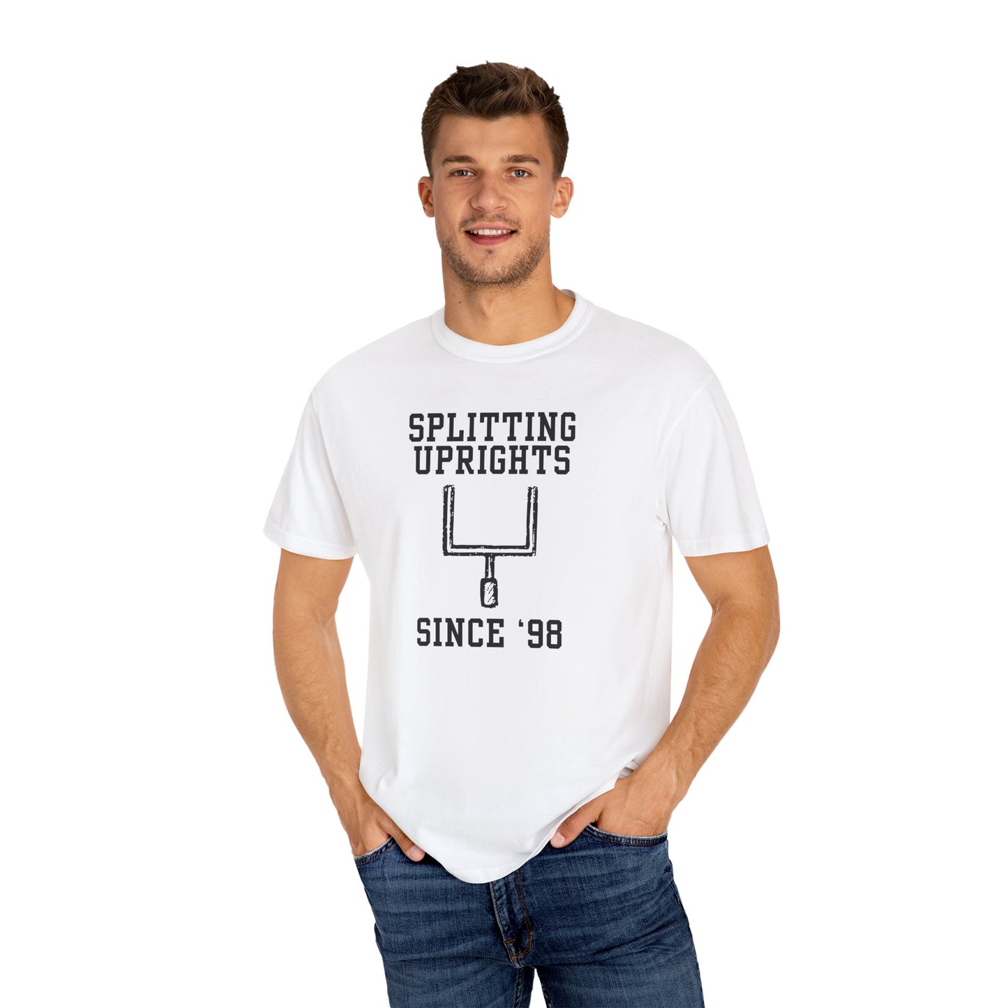 Splitting Uprights Tee