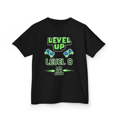 Level Up Birthday Tee | Gamer Birthday Shirt - Level 8